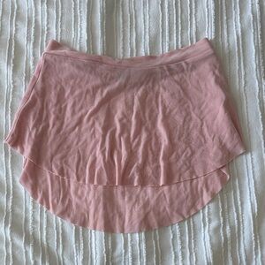 Light pink bullet pointe skirts
